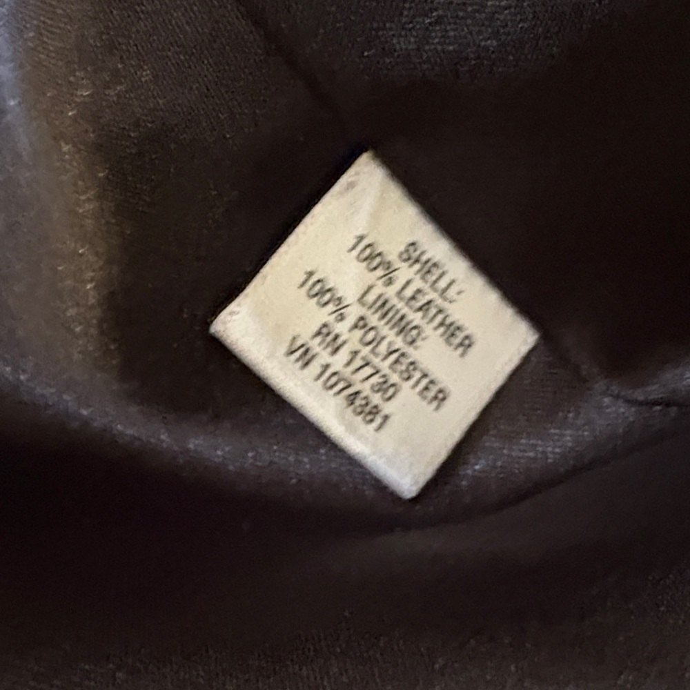 Mossimo Leather Black Jacket - image 3